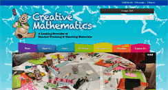 Desktop Screenshot of creativemathematics.com
